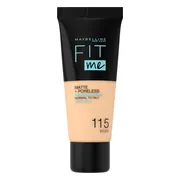 Maybelline Fit Me Matte + Poreless Foundation 115 Ivory