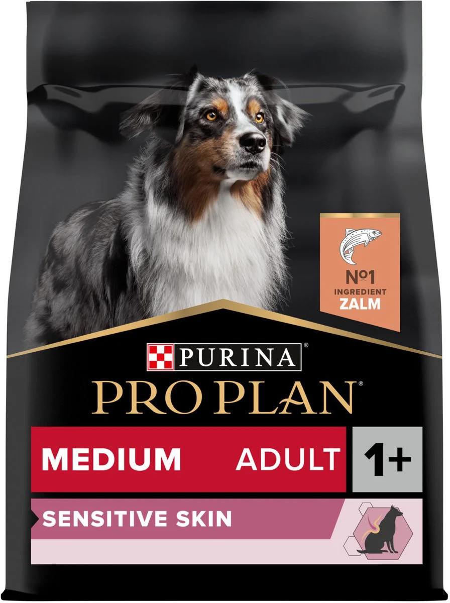 Pro Plan Hondenvoer Droog Adult Medium Sensitive Skin Zalm 3 kg