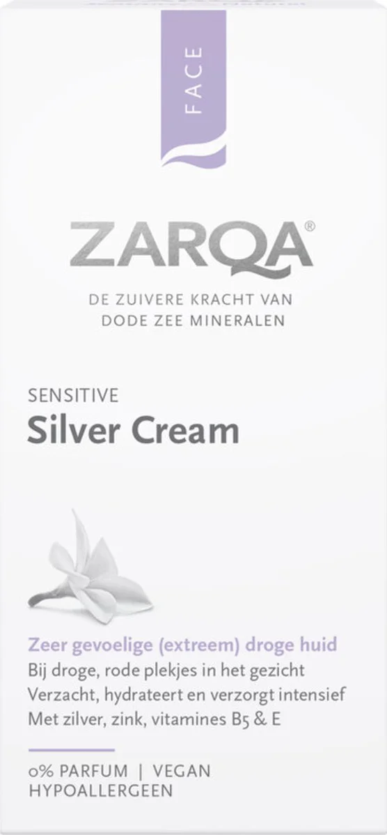 3x Zarqa Sensitive Silver Cream 30 ml