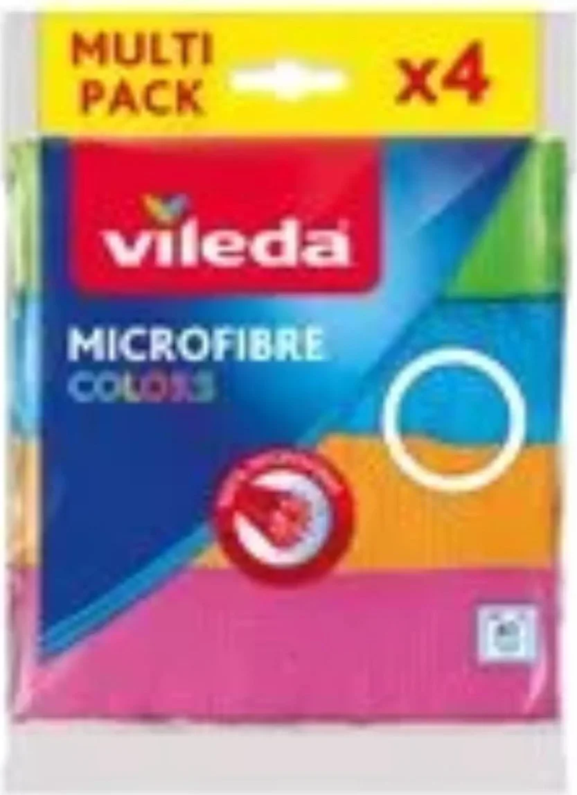 Vileda Microvezeldoek Colors 4 stuks