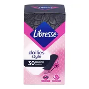 Libresse Dailies Style Inlegkruisjes Zwart 30ST