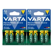 2x Varta Oplaadbare Batterijen AA 2600 mAh Blister 4 stuks