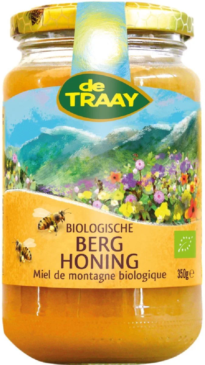 De Traay Biologische Berg Honing 350GR