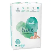 2x Pampers Pure Protection Luiers Maat 1 (2-5 kg) 50 stuks