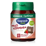 Dagravit Natural Kids Multivitaminen Aardbei 60 kauwtabletten