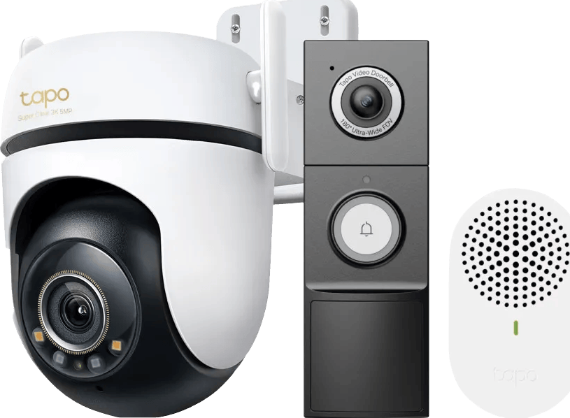 TP-Link Tapo C530WS + D235 Smart Battery & Wired Doorbell