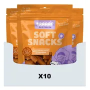 10x Braaaf Hondensnack Sticks Wortel - Sperzieboon - Zalm 85 gr