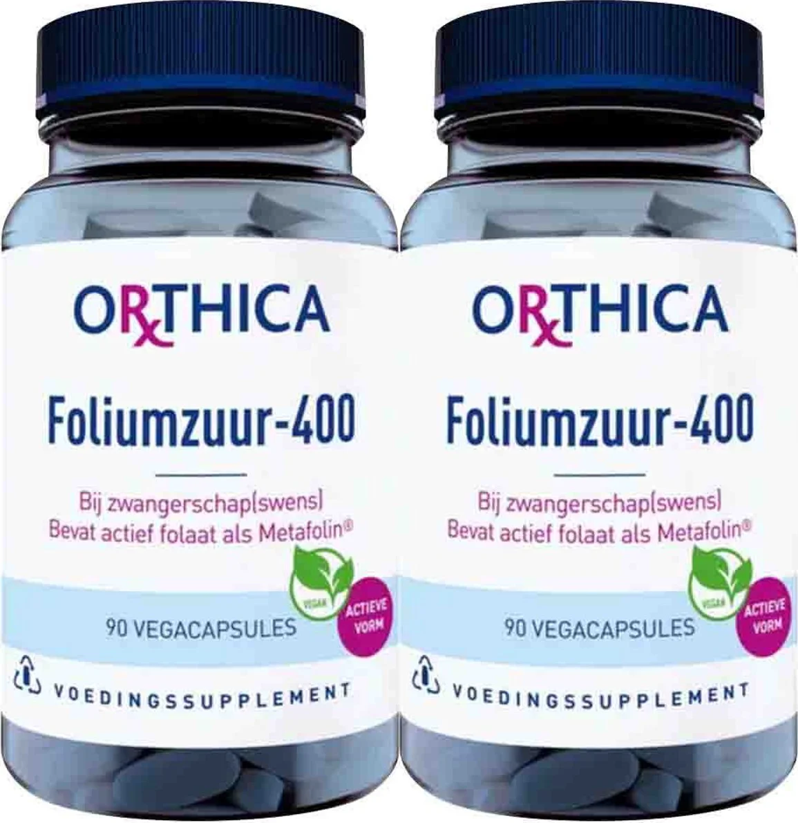 2x Orthica Foliumzuur-400 90 tabletten
