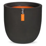 Capi Europe - Bloempot bol Smooth NL - 43x41 - Zwart - Bloempot voor binnen en buiten - Levenslang garantie - Breukbestendig - 100% Recyclebaar - CO2 Neutraal geproduceerd - KBL933