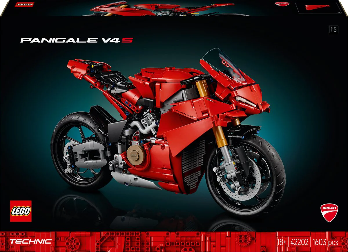 LEGO Technic Ducati Panigale V4 S motor 42202