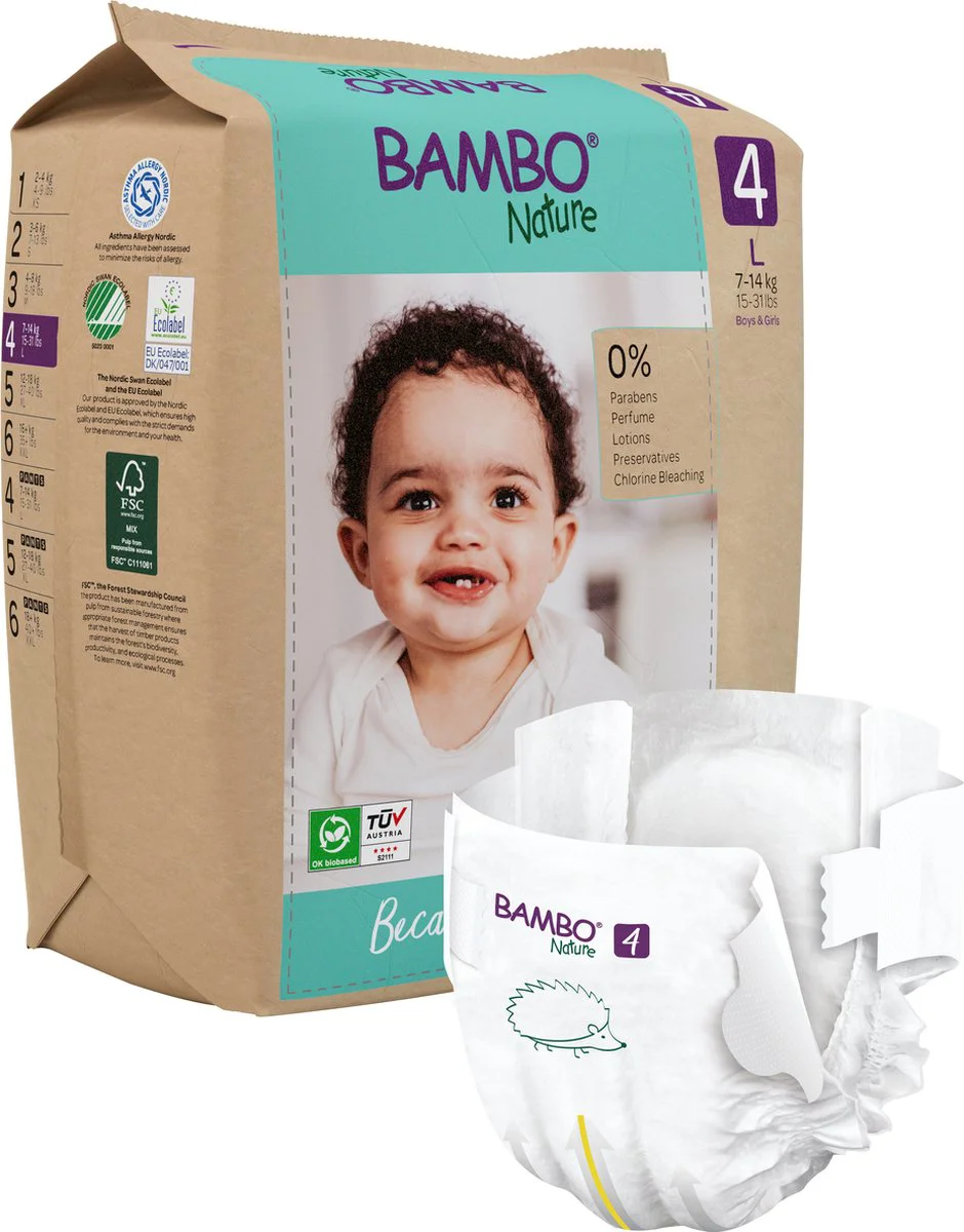 Bambo Nature Maat 4 Luiers L 24ST