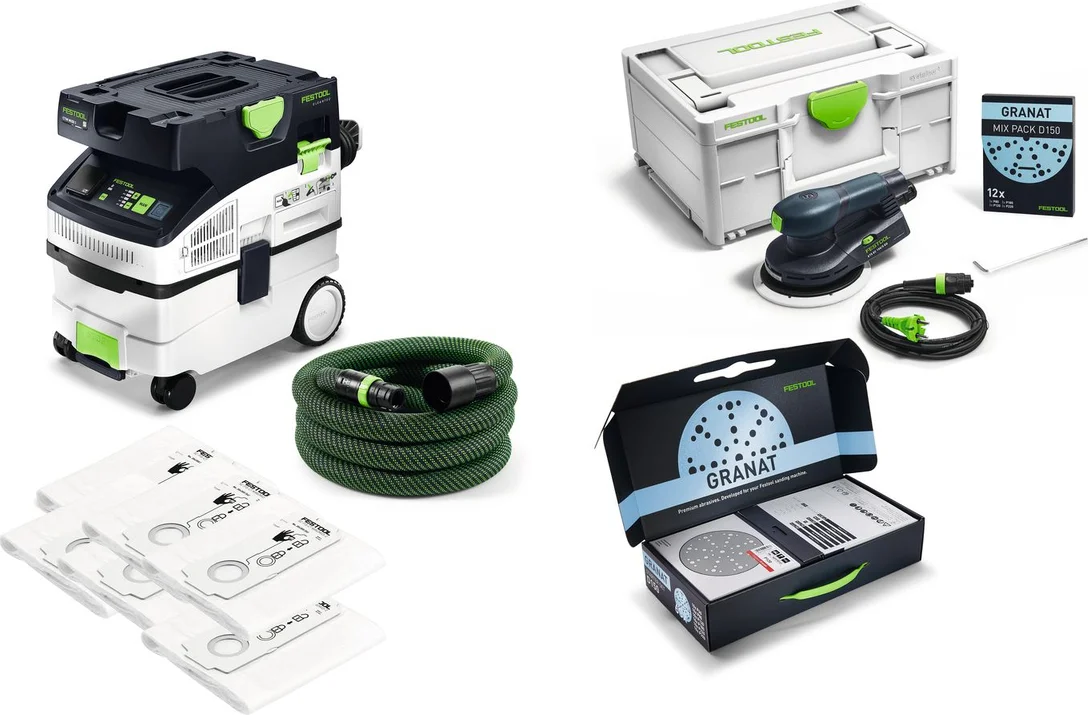 Festool CTM MIDI/ETS EC/GR/FIS Combinatieset Stofvrij - 578866