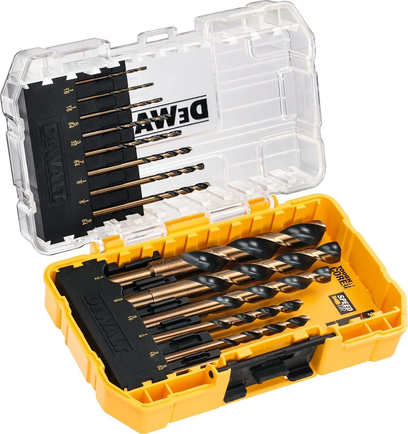 DeWALT DT70727 EXTREME™ Black&Gold Metaalborenset 14-delig in TOUGH CASE