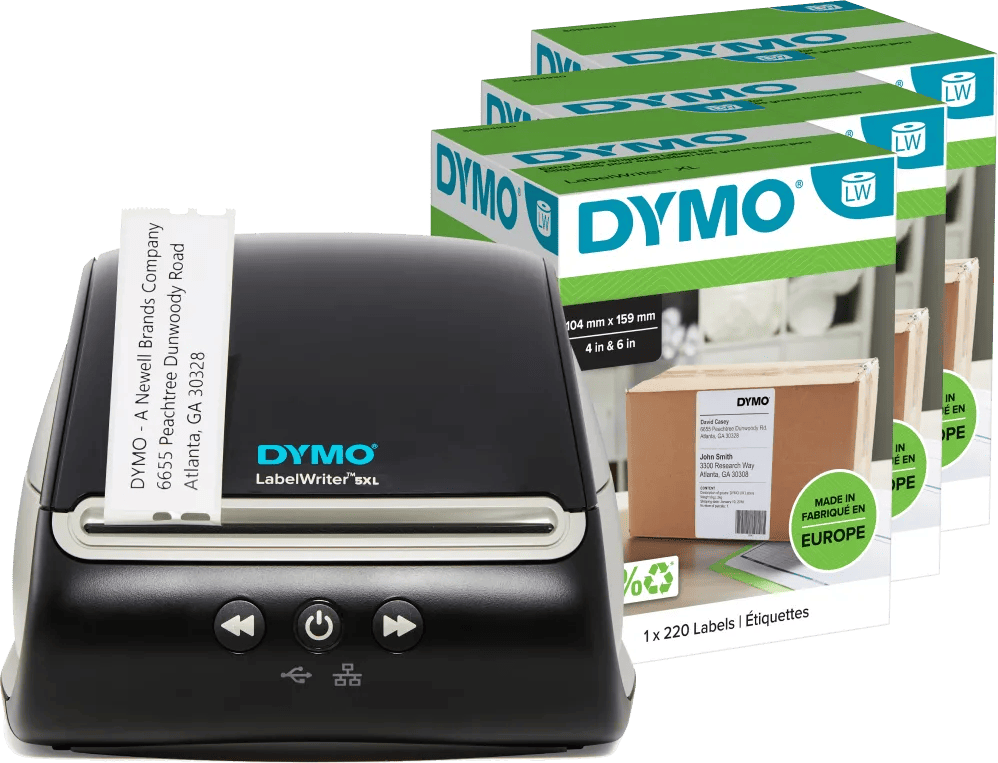 DYMO LabelWriter 5XL + 3 extra labels