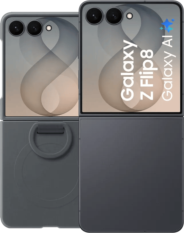 Samsung Galaxy Z Flip 8 512GB Zwart 5G + Siliconen Back Cover met Magneet Zwart
