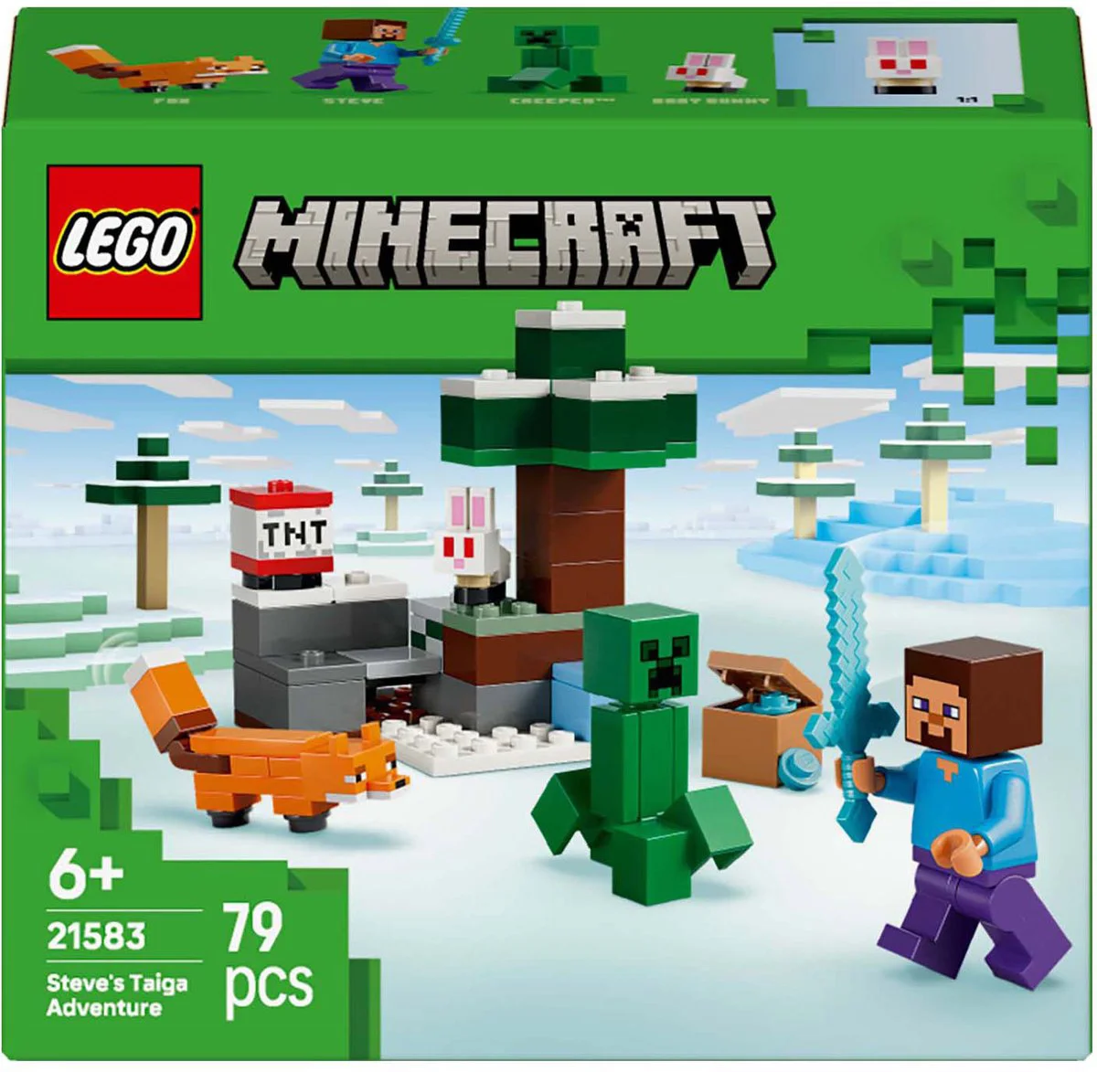 LEGO Minecraft Steve's Taiga-avontuur 21583