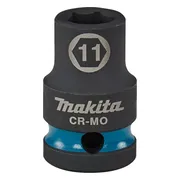 Makita E-16075 Impact Black Krachtdop 1/2" kort | 11 mm