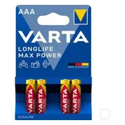 8x Varta Longlife Max Power Alkaline Batterijen AAA 4 stuks