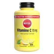 Roter Vitamine C 70 mg Citroen 800 kauwtabletten