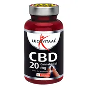 2x Lucovitaal CBD Cannabidiol 20 mg 90 capsules