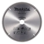 Makita D-81804 Afkortzaagblad diverse materialen | 260 x 30 mm | 100-tands