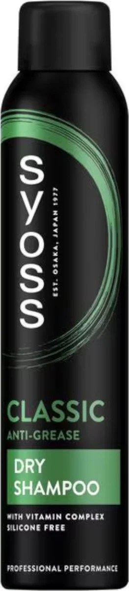Syoss Classic Anti Grease Dry Shampoo Silicon Free 200ML