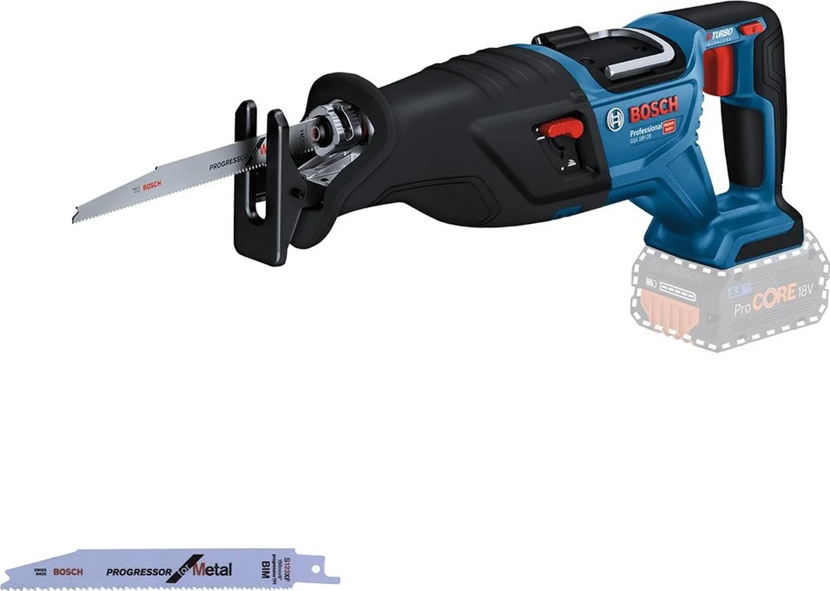 Bosch Professional GSA 18V-28 Accu Reciprozaag BITURBO 18V Basic Body - 06016C0000