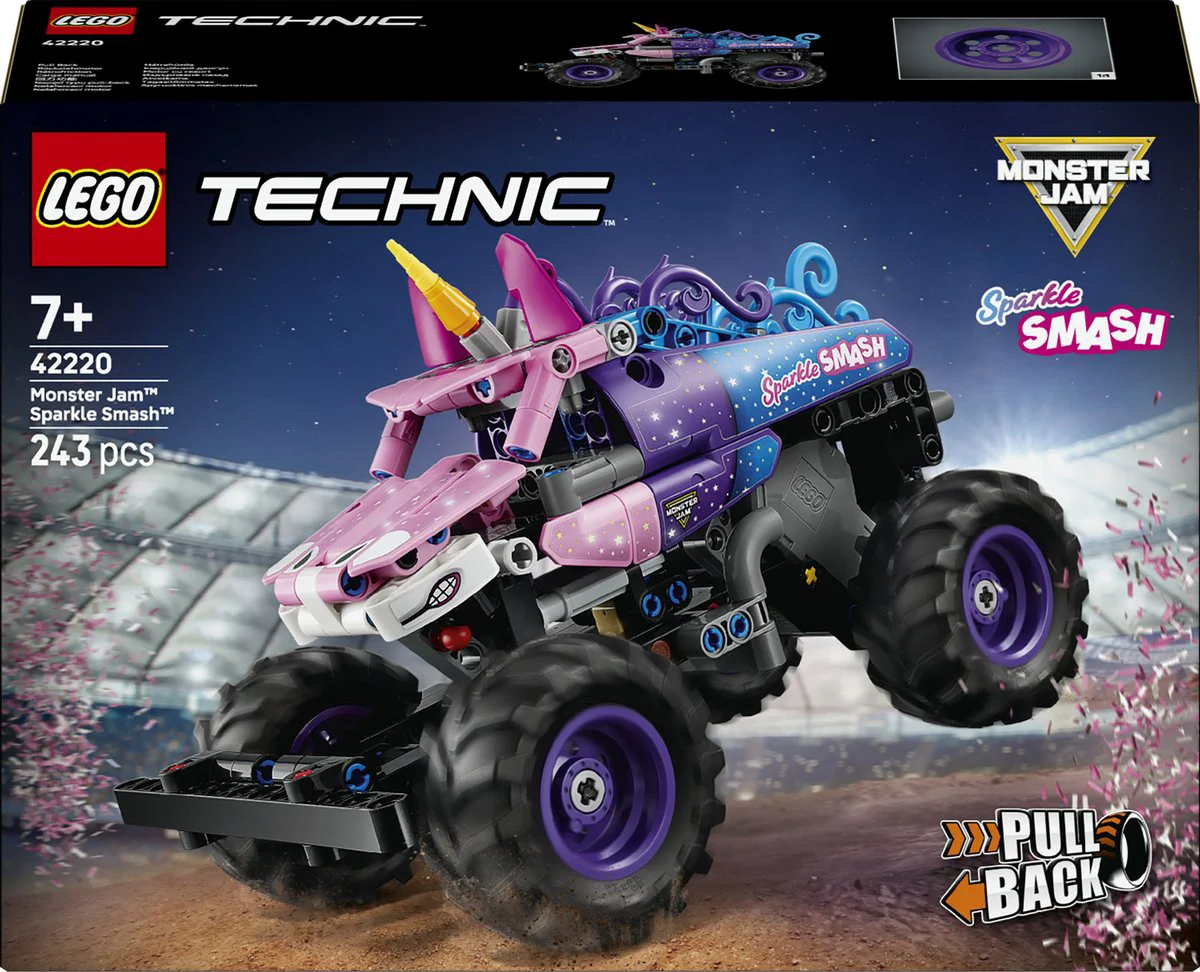 LEGO Technic Monster Jam Sparkle Smash pull-back 42220