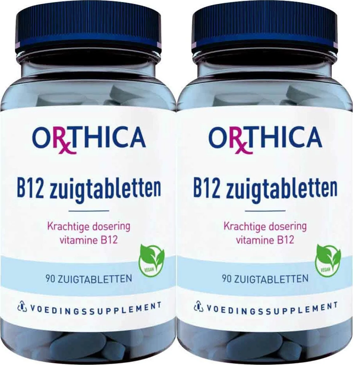 2x Orthica B12 90 zuigtabletten