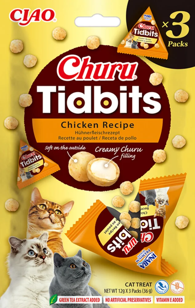 6x Ciao Kattensnack Churu Luxury Chicken 3 x 12 gr