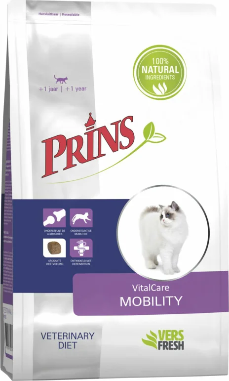 Prins Veterinary Diet Vitalcare Diet Mobility Gevogelte - Kattenvoer - 5 kg