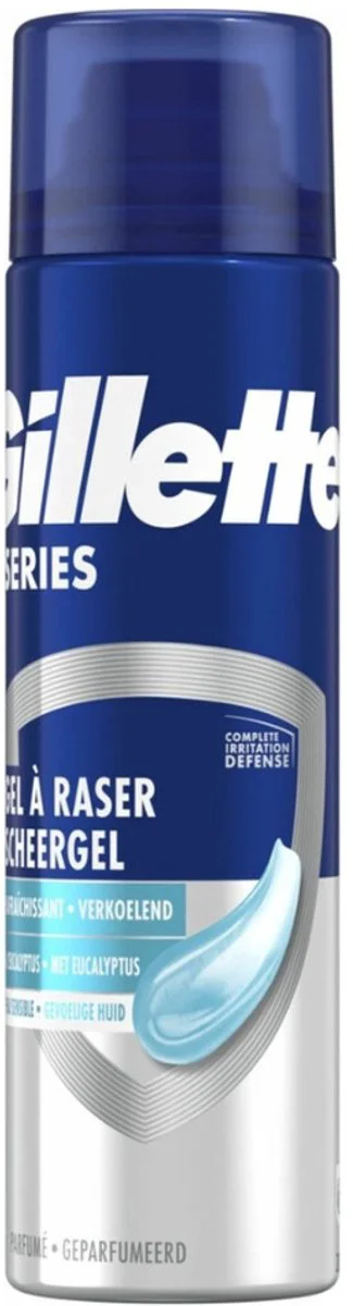 Gillette Series Scheergel Verkoelend Gevoelige Huid - met eucalyptus 200ML