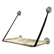 KARLIE Kattenhangmat voor aan het raam, 59 x 32 cm (Beige)