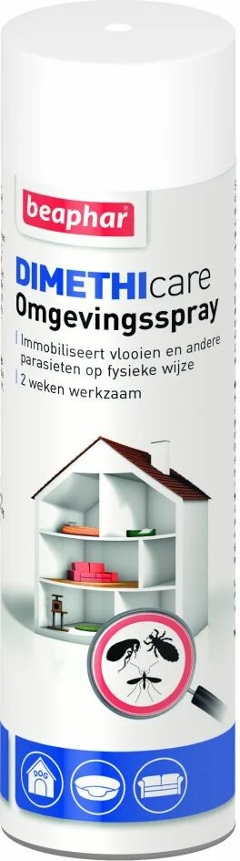 Beaphar DImetHIcare Omgevingsspray Anti Vlooien en Teken 400 ml
