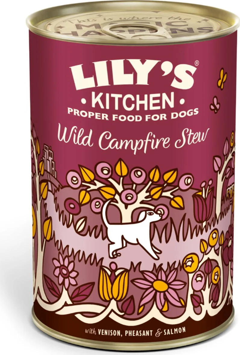Lily's Kitchen Hondenvoer Nat Wild Campfire Stew Hert - Fazant - Zalm 400 gr