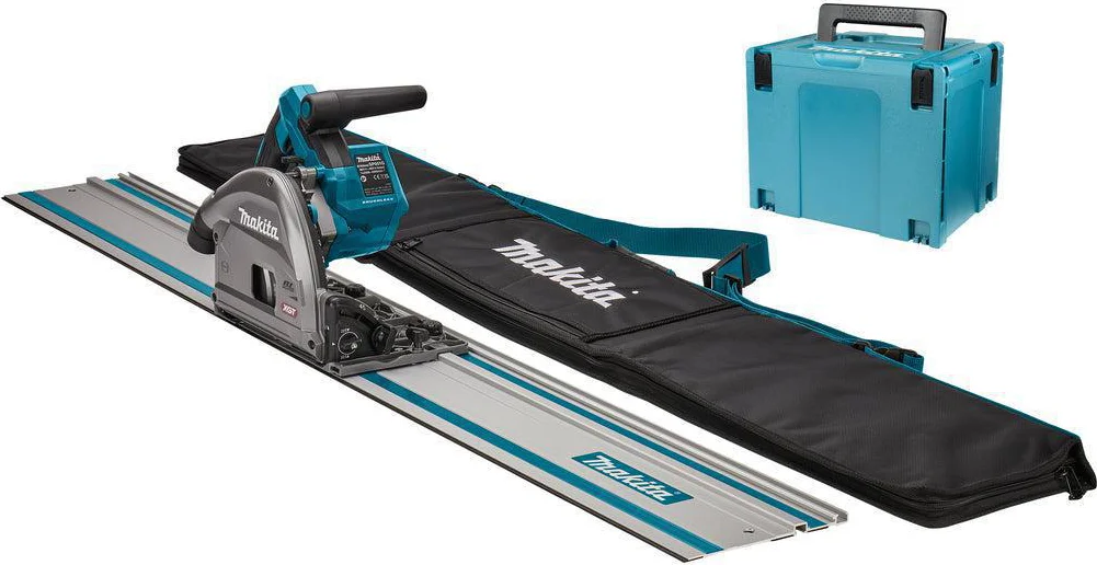 Makita SP001GZ04 Accu Invalzaag 165mm AWS + Geleiderail XGT 40V Max Basic Body in Mbox
