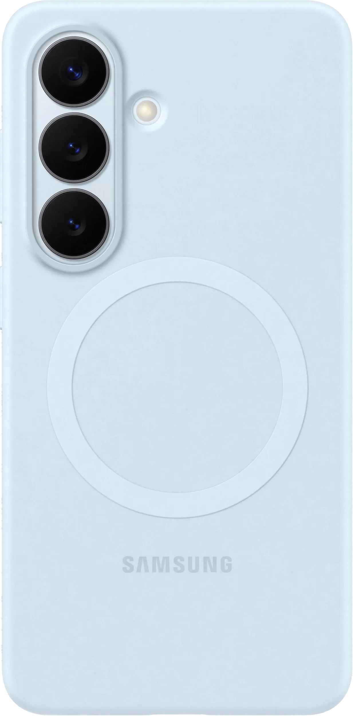 Samsung Galaxy S26 Plus Siliconen Back Cover met Magneet Blauw