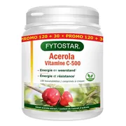 Fytostar Acerola C-500 Vitamine C Kauwtabletten 150KTB
