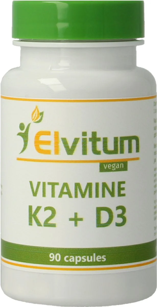 Elvitum Vitamine K2 D3 Vegicaps 90CP