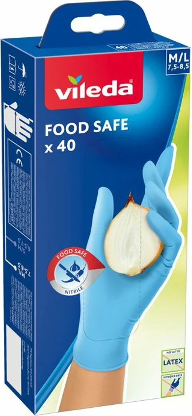12x Vileda Food Safe Handschoenen 40 Stuks