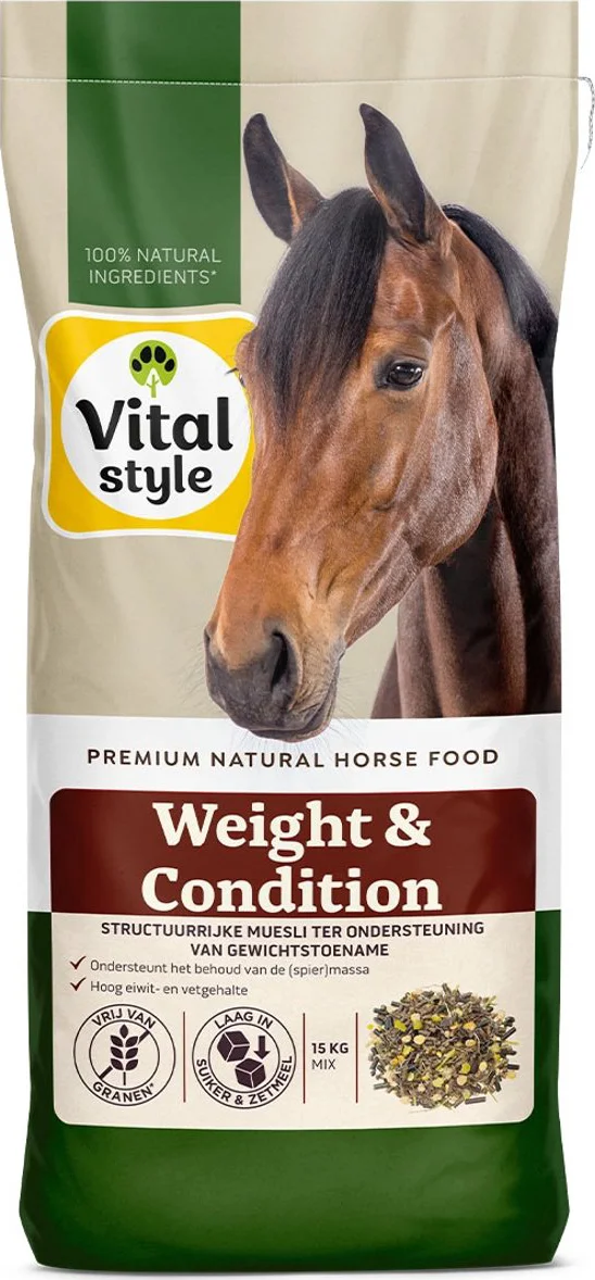 Vitalstyle Paardenmuesli Weight & Condition 15 kg