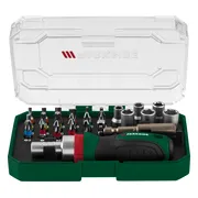 PARKSIDE Ratel-bitset, bitset of bit- en dopsleutelset (Bit- en dopsleutelset 6,3 mm)