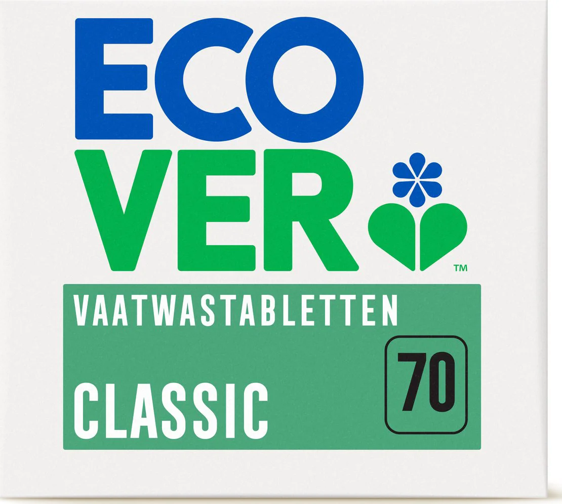 Ecover Vaatwastabletten Classic 70st 70TB