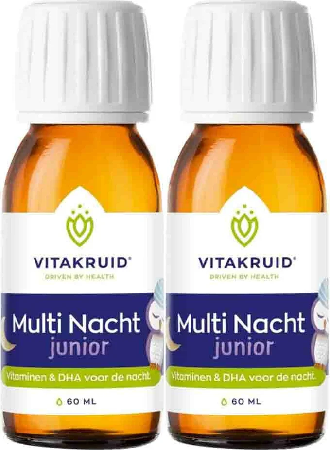 2x Vitakruid Multi Nacht Junior 60 ml