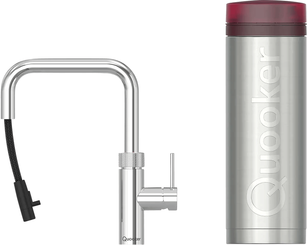 Quooker PRO3 & Quooker Flex Square Chroom