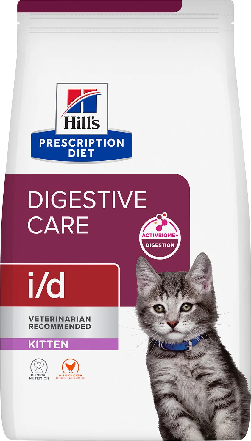 Hill's Prescription Diet i/d Digestive Care Kittenvoer Droog Kip 1,5 kg