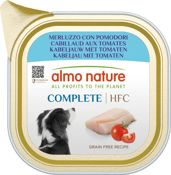 Almo Nature HFC Hondenvoer Nat Kabeljauw & Zalm 150 gr
