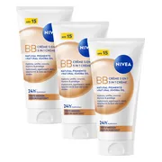3x NIVEA BB Crème SPF15 5-In-1 Medium Huidtint 50 ml