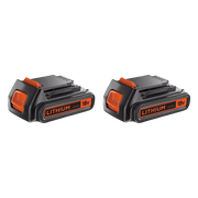 BLACK+DECKER 18V 2,0 Ah Accu 2-pack