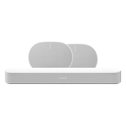 Sonos Beam Gen2 Wit + 2x Era 300 Wit